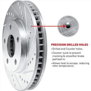 Priekiniai ir galiniai stabdžiai ir rotoriai